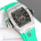 HUBLOT Soul Series Men's Square Hourglass Bead Watch