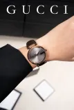 Gucci New Simple Double G Round Quartz Watch