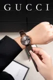 Gucci New Simple Double G Round Quartz Watch