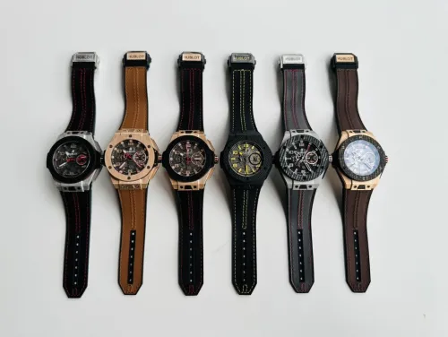 HUBLOT New Big Bang Ferrari Carbon Fiber Leather Watch