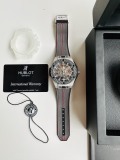 HUBLOT New Big Bang Ferrari Carbon Fiber Leather Watch