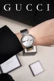 Gucci New Simple Double G Round Quartz Watch