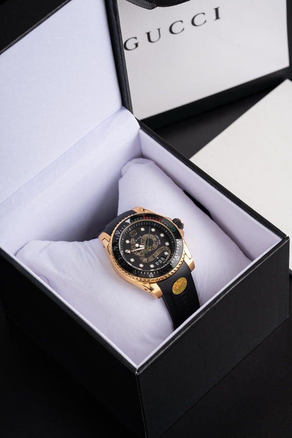Gucci New Unisex Diving Watch Snake Pattern Luminous Quartz Watch