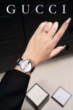 Gucci New Simple Double G Round Quartz Watch
