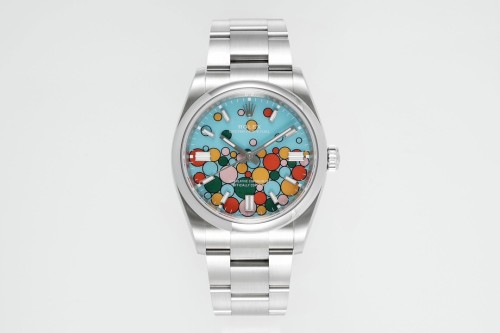 Rolex Fashion Couple Oyster Perpetual Balloon Disc Mechanical Watch
