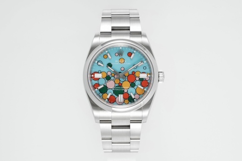 Rolex Fashion Couple Oyster Perpetual Balloon Disc Mechanical Watch
