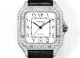 Cartier Sandus Full Diamond Belt Automatic Mechanical Watch