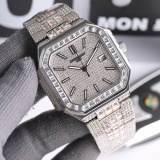 Patek Philippe Cubitus Series New Full Diamond Quartz Watch