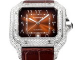 Cartier Sandus Full Diamond Belt Automatic Mechanical Watch