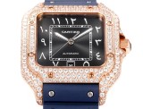 Cartier Sandus Classic Men's Full Diamond Automatic Mechanical Watch