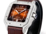 Cartier Sandus Full Diamond Belt Automatic Mechanical Watch