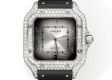 Cartier Sandus Classic Men's Full Diamond Automatic Mechanical Watch