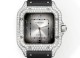 Cartier Sandus Classic Men's Full Diamond Automatic Mechanical Watch