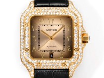 Cartier Sandus Full Diamond Belt Automatic Mechanical Watch
