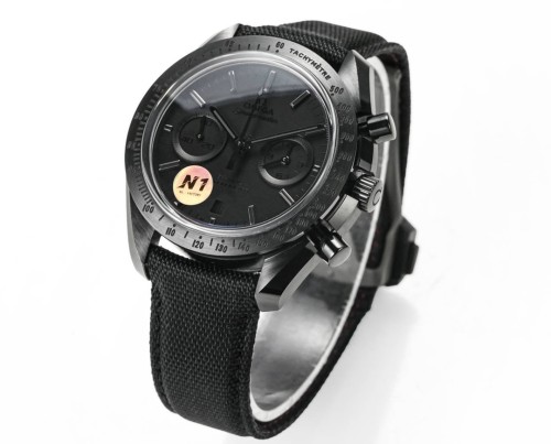 OMEGA Moon Dark Side Series Men's Multi Functional Mechanical Ceramic Watch