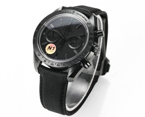 OMEGA Moon Dark Side Series Men's Multi Functional Mechanical Ceramic Watch