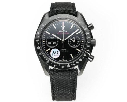 OMEGA Moon Dark Side Series Men's Multi Functional Mechanical Ceramic Watch