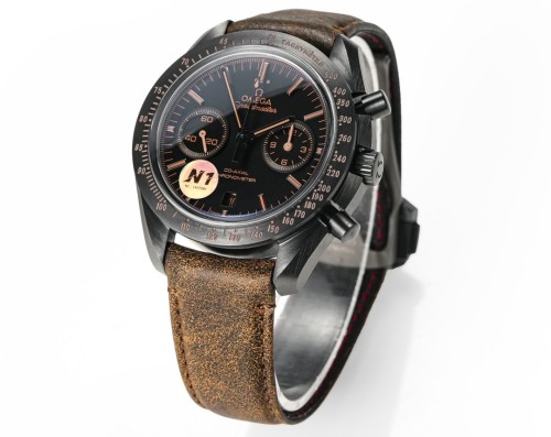 OMEGA Moon Dark Side Series Men's Multi Functional Mechanical Ceramic Watch
