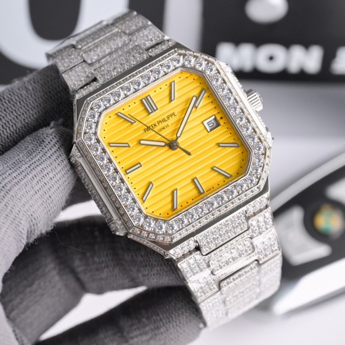 Patek Philippe Cubitus Series New Full Diamond Quartz Watch