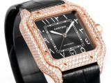 Cartier Sandus Full Diamond Belt Automatic Mechanical Watch