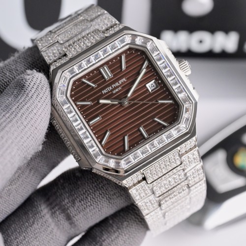 Patek Philippe Cubitus Series New Full Diamond Quartz Watch