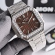Patek Philippe Cubitus Series New Full Diamond Quartz Watch