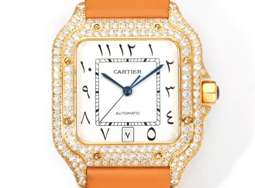 Cartier Sandus Full Diamond Belt Automatic Mechanical Watch
