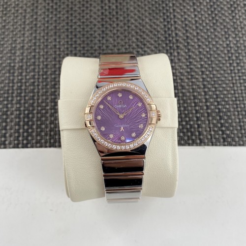 OMEGA New Constellation Series Diamond Set Quartz Watch