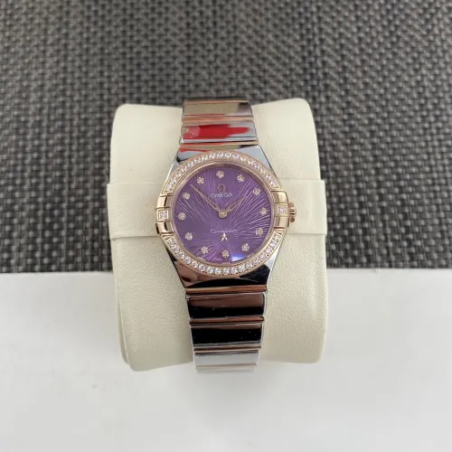 OMEGA New Constellation Series Diamond Set Quartz Watch