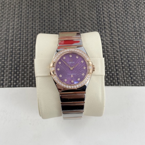 OMEGA New Constellation Series Diamond Set Quartz Watch