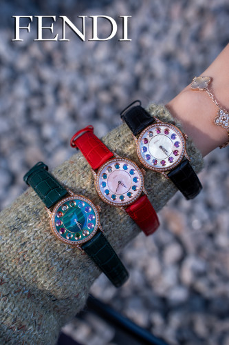 Fendi Fashion Crazy Carats Series Color Changing Jewelry Women's Watch