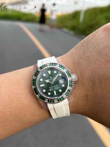 Rolex Glass Crystal Series Couple's Leisure Night Light Watch