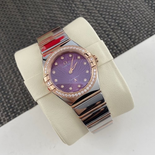 OMEGA New Constellation Series Diamond Set Quartz Watch