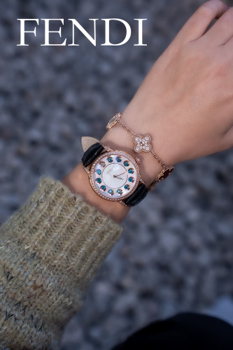 Fendi Fashion Crazy Carats Series Color Changing Jewelry Women's Watch