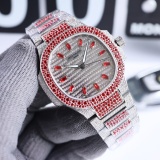 Patek Philippe Nautilus Series Women's Full Diamond Automatic Mechanical Quartz Watch