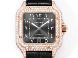 Cartier Sandus Full Diamond Belt Automatic Mechanical Watch
