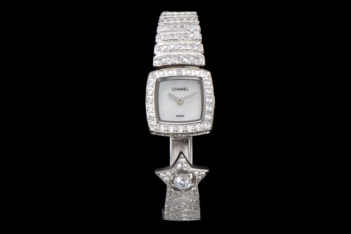 Chanel Comet Series Women's Square Jewelry Quartz Watch