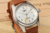 LONGINES Pioneer Series Five Star General Business Leisure Leather Watch