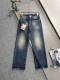 Burberry New Classic Versatile Washed Jeans Casual Straight Pants