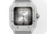 Cartier Sandus Men's Full Diamond Automatic Mechanical Watch