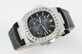 Patek Philippe Square Diamond Calendar Belt Automatic Mechanical Watch
