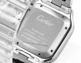 Cartier Sandus Men's Full Diamond Automatic Mechanical Watch