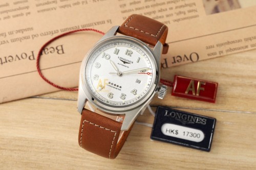 LONGINES Pioneer Series Five Star General Business Leisure Leather Watch