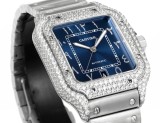 Cartier Sandus Men's Full Diamond Automatic Mechanical Watch