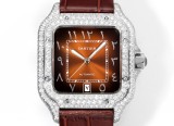 Cartier Sandus Full Diamond Belt Automatic Mechanical Watch