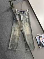 Balenciaga New High Street Loose Jeans Retro Straight Pants