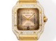 Cartier Sandus Men's Full Diamond Automatic Mechanical Watch
