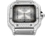 Cartier Sandus Men's Full Diamond Automatic Mechanical Watch