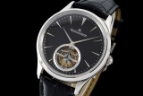 Jaeger LeCoultre Ultra Thin Master Series Automatic Mechanical Leather Watch 43MM