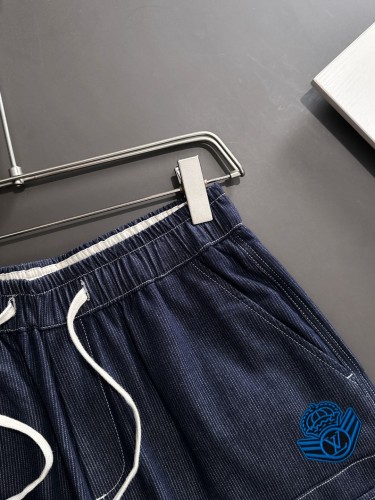 Louis Vuitton New Unisex Classic Logo Versatile Casual Cowboy Shorts
